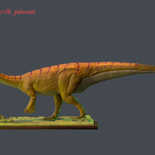tbrender.png STL file Plateosaurus egelhardti・3D printing idea to download, VFB_Paleoart