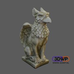 Griffin.JPG STL file Griffin Sculpture (Griffon 3D Scan)・3D printer design to download