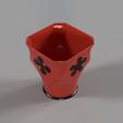 2 roja.png Vase flowerpot FDO