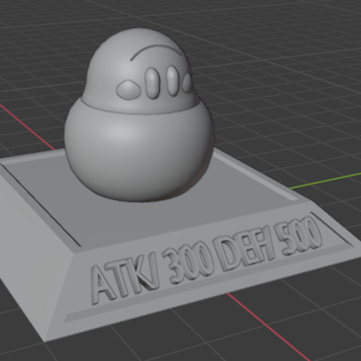 Archivo STL YuGiOh marshmallow atk/def・Modelo de impresión 3D para descargar・Cults