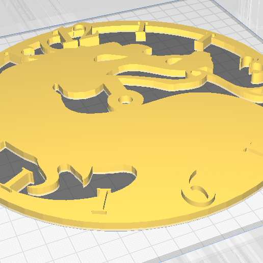 MORTAL KOMBAT WALL CLOCK 3D model