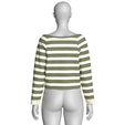 Girls-Long-Neck-Sweater-With-Bottom_8.png Girls Long Neck Sweater With Bottom | Marvelous / Clo3d / obj / fbx