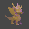 untitled2.png Lowpoly psx Spyro - FIXED TO PRINT