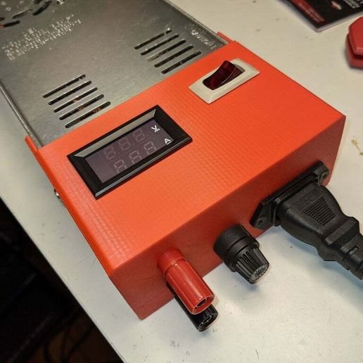 completed.jpg Cover for Meanwell 12VDC 400W PSU with Switch and meter