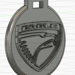 Eagle-1.png Colgante porte clé Águila / Eagle Key ring ornament