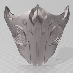 mp1.JPG STL file Punisher mask + filter・3D printable design to download