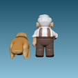 4.png Carl Fredricksen and dug from up and carl's date
