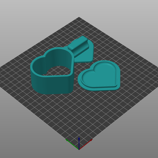 55.png EINFACHES HERZ BAD BOMBE FESTE SEIFE PRESSE FORM