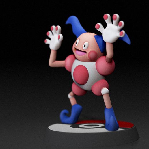 STL file Mime Jr.,Mr. Mime,Galarian Mr. Mime,Mr.Rime, - POKÉMON ...