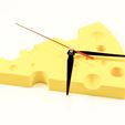 6.jpg Wall clock in the form of a slice of cheese