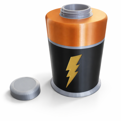 Battery bin 3D model preview