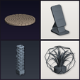 00_collage.png Bathroom Complete Collection — 6-Model STL Bundle | 3D Printable