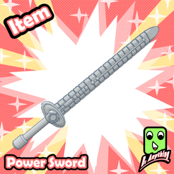 Aiko 3D file Power Sword - B. Anything・3D printer model to download, B-Anything