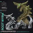 root-wyrm-1.jpg Root Wyrm - Faywild Vs Shadowfell 2 - PRESUPPORTED - Illustrated and Stats - 32mm scale