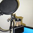 IMG_20240123_201354.jpg GOPRO MOUNT TO MICROPHONE STAND 5/8 INCH THREAD