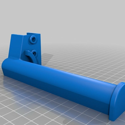 spool-holder-1inch-longer.png Descargar archivo SCAD gratis Portabobinas de filamento de Kossel 2020 más largo • Modelo para la impresora 3D, coderxtreme