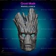 1.jpg Groot Mask - Fan Art for cosplay 3D print model
