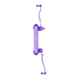 Oil circuit with oil cooler.stl Citroën 2cv Engine