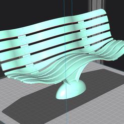 Bench-of-the-Wind.jpg STL-Datei Bank des Windes・Design zum Herunterladen und 3D-Drucken