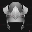 01.jpg AJAK Crown - Salma Hayek Helmet - Eternals Marvel Movie 2021 3D print model