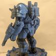 PXL_20251202_023250377.PORTRAIT.jpg Overkill Line – “Grim Enforcer” Heavy Trooper Statue – 3D Printed Sci‑Fi Miniature