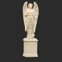 DamagedAngelStatue.jpg Free STL file Damaged Angel Statue・3D print design to download
