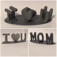 momprint.jpg STL file Mothers Day Gift・3D print design to download