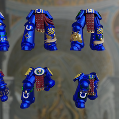fancy-render4S.png Archivo STL Ultra Omega Marine Power Amor Legs MK10・Modelo imprimible en 3D para descargar