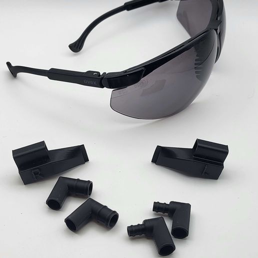 Clearflow Adapter for UVEX Genesis Series glasses for ExFog or Antifog Unit