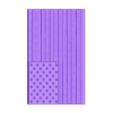 Amarican_Flag_simplified.stl Le drapeau des États-Unis