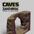 Caves_Entrance_B5.jpg Caves, Modular terrain for Tabletop Games