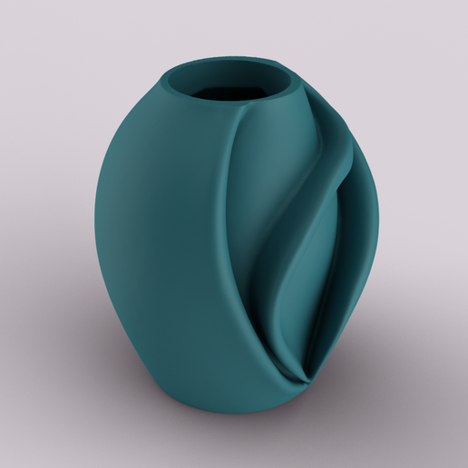 Twist Flow Vase 3D model