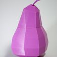 Grusha.jpg Free STL file Pear Casket・3D print object to download