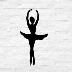 Sin-título.jpg ballet ballerina wall mural decoration silhouette realistic art wall art