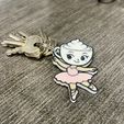 Image-7.jpg ballerina cappuccina keychain, Italian Brainrot