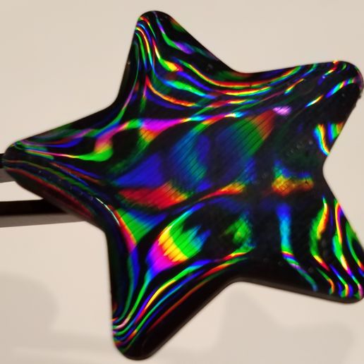 ⭐ Star for Diffraction Grating Test・Free STL File for ・Cults