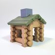 20240219_175632.jpg Miniature Desktop Log Cabin Building Kit *ALL PARTS INCLUDED* Classic Novelty Toy