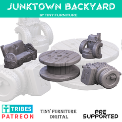 Junktown.png Файл STL Задний двор Джанктауна・Модель 3D-принтера для скачивания
