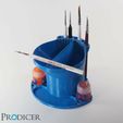 Wasserbecher_Prodicer_1.jpg Water Pro Pot - Brush Holder and Paint Cup by PRODICER