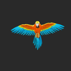 parrot.png Parrot - 3D Scanned by Revopoint MIRACO 3D Scanner
