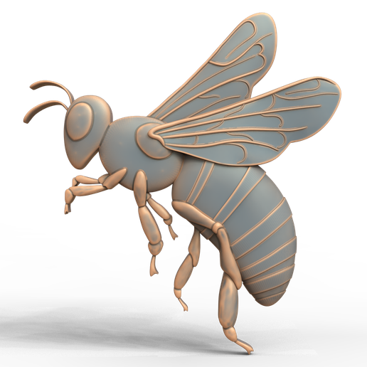 📁 3D Model STL File for CNC Router Laser & 3D Printer 2592. BEE AND ...