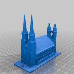 2606da7897c5075a0791d934ad1c6629.png Fichier STL gratuit Church - Marktkirche Halle, Germany・Objet à télécharger et à imprimer en 3D