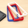 1.png Free STL file iPhone 5/5S Flex Bumper・Design to download and 3D print