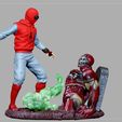 5.jpg SPIDERMAN FARFROMHOME ZOMBIE IRONMAN HOMEMADE DRONE BATTLE STATUE FOR 3D PRINT