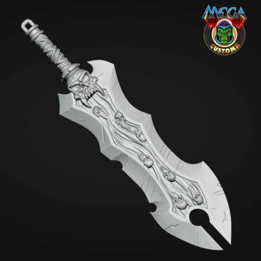 King Grayskull Demon Sword for MOTU Origins