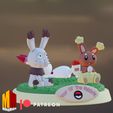 35549D35-DEAE-4DD9-9C87-D41E0F3CAE74.jpeg "2023 Year of The Rabbit 3D Model Bundle: Bunnelby, Bunneary, & Scorbunny - Perfect for Pokémon Fans and Collectors"