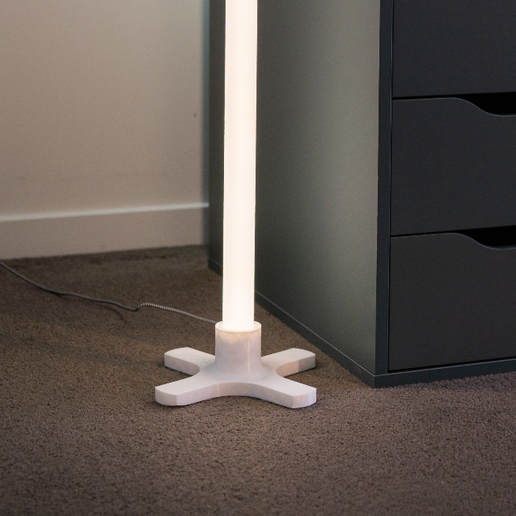 🔦 Tube LED Light (IKEA SPÄNST) Holder / Stand / Mount・ STL