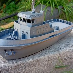 IMG_20210721_093107.jpg 3D file tugboat minature・3D printable design to download