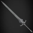 ArtoriasSwordFrontalWire.jpg Dark Souls Knight Artorias Abysswalker GreatSword for Cosplay