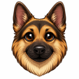 German-Shepherd-Head.png 德国牧羊犬 - Switch Buddy